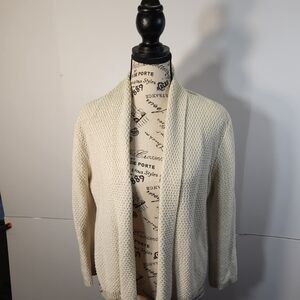 LOFT Ivory Knit Pullover